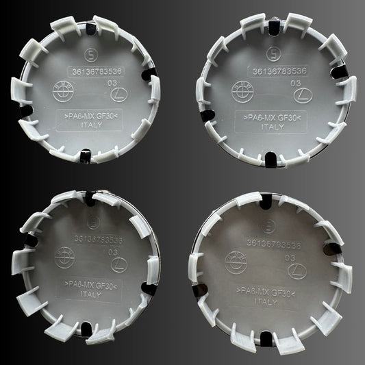 68mm (Pre-2019) BMW Wheel Center Caps β Set of 4