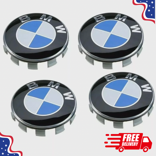 Wheel Center Caps 68mm Fits Most BMW Models