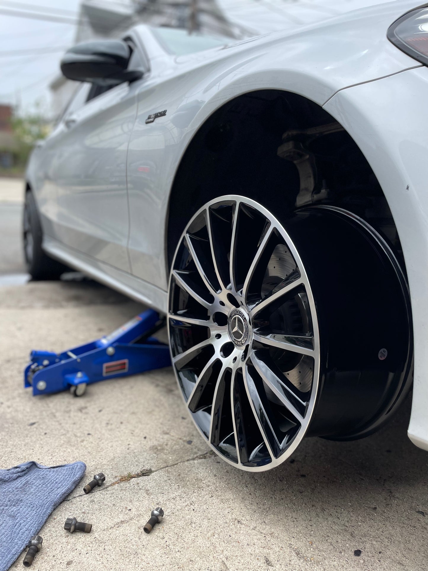 4 PCS 19" Wheels Rims for Mercedes fits CLA-Class C-Class E-Class S-Class