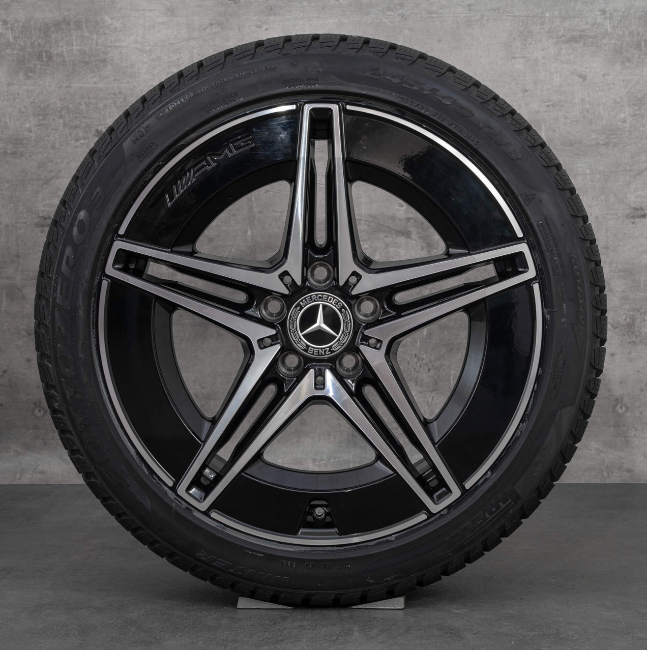 4 PCS 19" Wheels Rims for Mercedes fits C300 C450 C43 E300 E350 E400 E550