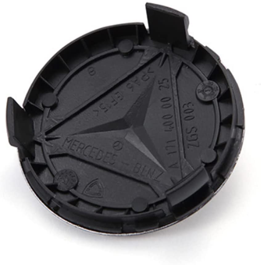 (4) Mercedes Benz Wheel Center Caps 75mm