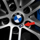 (4) BMW Wheel M Badge Sticker Emblem Decal 17mm X 9mm