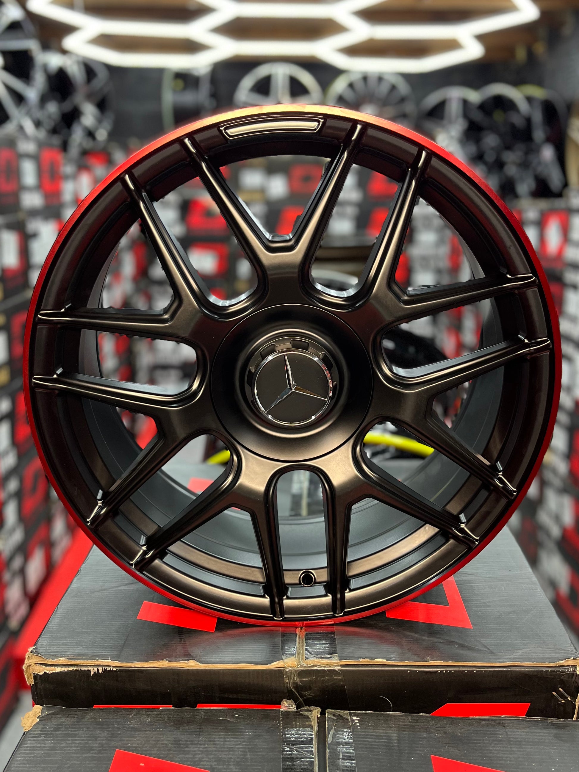 Cheapest Mercedes AMG Style Wheels Matte Black – EuroSpec Wheels & Tires