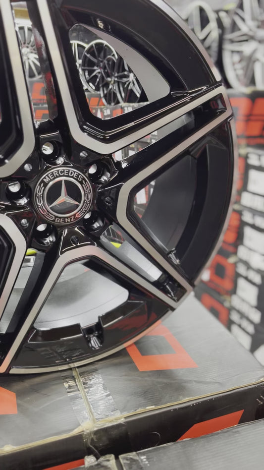 4 PCS 19" Wheels Rims for Mercedes fits C300 C450 C43 E300 E350 E400 E550